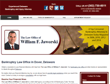 Tablet Screenshot of delawarebankruptcy-lawyer.com